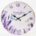 Nástenné hodiny, Flor0138, Lavender, 34cm Nástenné hodiny, Flor0138, Lavender, 34cm