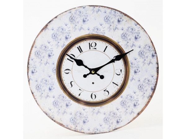 Nástenné hodiny, Flor0144, Ornament, 34cm Nástenné hodiny, Flor0144, Ornament, 34cm