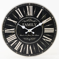 Nástenné hodiny, Flor0153, Family, 34cm Nástenné hodiny, Flor0153, Family, 34cm