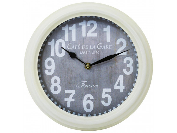 Nástenné hodiny, Flor0018, Café De La Gare, 27cm Nástenné hodiny, Flor0018, Café De La Gare, 27cm