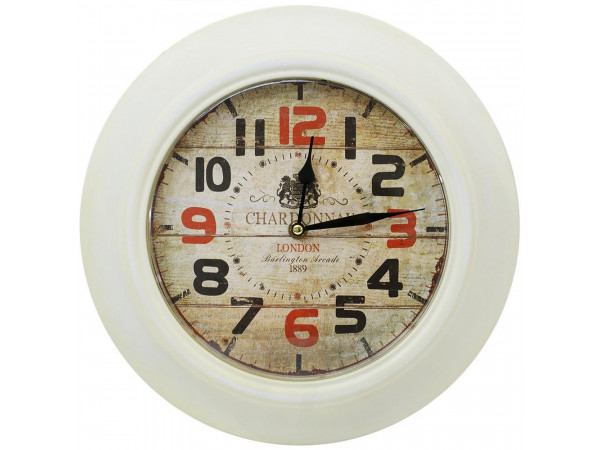 Nástenné hodiny, Flor0012, Chardonay London, 32cm