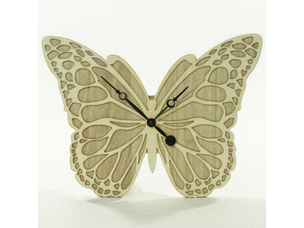 Nástenné hodiny Motýľ, Flor0037, 40cm