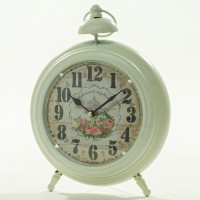 Stolové hodiny motív Budík Cream, Flor0053, 22cm Stolové hodiny motív Budík Cream, Flor0053, 22cm