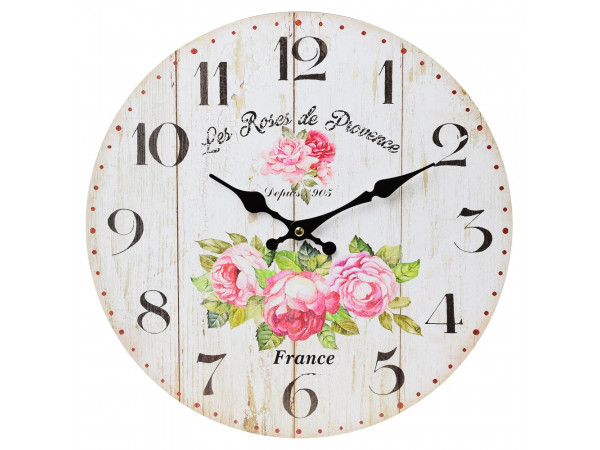 Nástenné hodiny, Flor0111, France, 34cm
