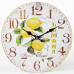 Nástenné hodiny, Flor0086, Lemons, 34cm Nástenné hodiny, Flor0086, Lemons, 34cm