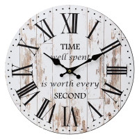 Nástenné hodiny, Flor0110, Time, 34cm Nástenné hodiny, Flor0110, Time, 34cm