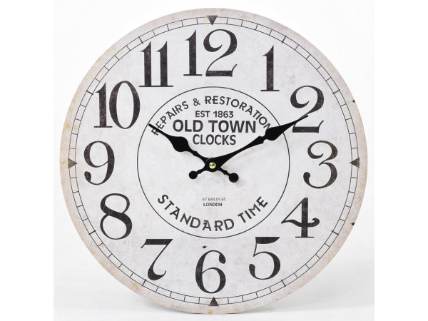 Nástenné hodiny, Flor0072, Old Town Clock, 34cm