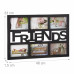 Multirám na 6 fotiek Friends čierny 6x 10x15cm RD1992 Multirám na 6 fotiek Friends čierny 6x 10x15cm RD1992