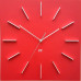 Dizajnové nástenné hodiny Future Time FT1010RD Square red 40cm Dizajnové nástenné hodiny Future Time FT1010RD Square red 40cm