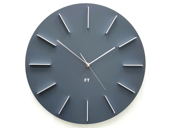 Dizajnové nástenné hodiny Future Time FT2010GY Round grey 40cm Dizajnové nástenné hodiny Future Time FT2010GY Round grey 40cm