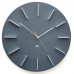 Dizajnové nástenné hodiny Future Time FT2010GY Round grey 40cm
