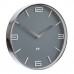 Dizajnové nástenné hodiny Future Time FT3010GY Flat grey 30cm Dizajnové nástenné hodiny Future Time FT3010GY Flat grey 30cm