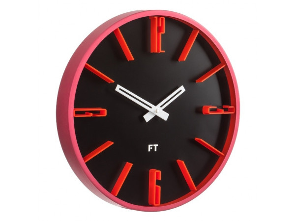 Dizajnové nástenné hodiny Future Time FT6010BK Numbers 30cm Dizajnové nástenné hodiny Future Time FT6010BK Numbers 30cm