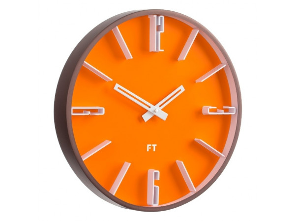 Dizajnové nástenné hodiny Future Time FT6010OR Numbers 30cm Dizajnové nástenné hodiny Future Time FT6010OR Numbers 30cm