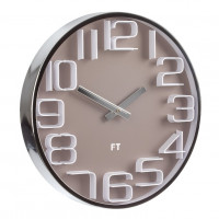 Dizajnové nástenné hodiny Future Time FT7010BR Numbers 30cm Dizajnové nástenné hodiny Future Time FT7010BR Numbers 30cm
