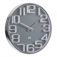 Dizajnové nástenné hodiny Future Time FT7010GY Numbers 30cm Dizajnové nástenné hodiny Future Time FT7010GY Numbers 30cm