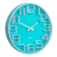 Dizajnové nástenné hodiny Future Time FT8010BL Numbers 30cm
