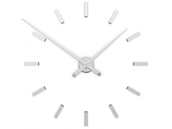 Dizajnové nalepovacie hodiny Future Time FT9100SI Modular chrome 85cm Dizajnové nalepovacie hodiny Future Time FT9100SI Modular chrome 85cm