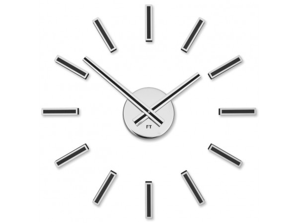 Dizajnové nalepovacie hodiny Future Time FT9400BK Modular black 40cm Dizajnové nalepovacie hodiny Future Time FT9400BK Modular black 40cm