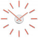 Dizajnové nalepovacie hodiny Future Time FT9400RD Modular red 40cm Dizajnové nalepovacie hodiny Future Time FT9400RD Modular red 40cm