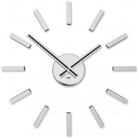 Dizajnové nalepovacie hodiny Future Time FT9400SI Modular chrome 40cm Dizajnové nalepovacie hodiny Future Time FT9400SI Modular chrome 40cm