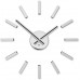 Dizajnové nalepovacie hodiny Future Time FT9400SI Modular chrome 40cm Dizajnové nalepovacie hodiny Future Time FT9400SI Modular chrome 40cm