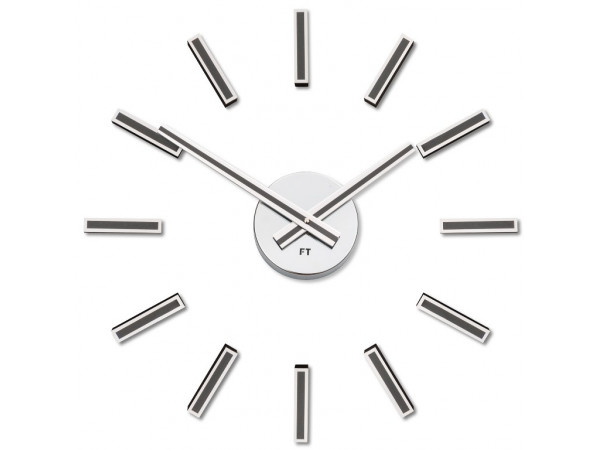Dizajnové nalepovacie hodiny Future Time FT9400TT Modular titanium 40cm Dizajnové nalepovacie hodiny Future Time FT9400TT Modular titanium 40cm