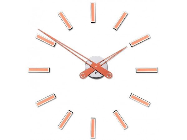 Dizajnové nalepovacie hodiny Future Time FT9600CO Modular copper 60cm Dizajnové nalepovacie hodiny Future Time FT9600CO Modular copper 60cm