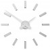Dizajnové nalepovacie hodiny Future Time FT9600SI Modular chrome 60cm Dizajnové nalepovacie hodiny Future Time FT9600SI Modular chrome 60cm