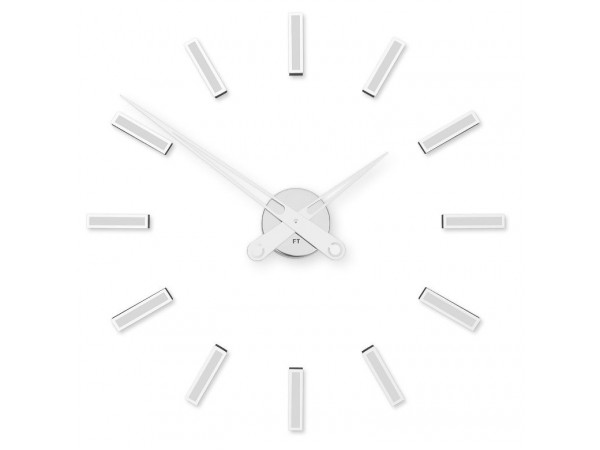 Dizajnové nalepovacie hodiny Future Time FT9600WH Modular white 60cm Dizajnové nalepovacie hodiny Future Time FT9600WH Modular white 60cm