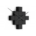Dizajnové nástenné nalepovacie hodiny Future Time FT3000BK Cubic black Dizajnové nástenné nalepovacie hodiny Future Time FT3000BK Cubic black