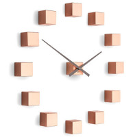Dizajnové nástenné nalepovacie hodiny Future Time FT3000CO Cubic copper Dizajnové nástenné nalepovacie hodiny Future Time FT3000CO Cubic copper