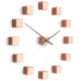 Dizajnové nástenné nalepovacie hodiny Future Time FT3000CO Cubic copper Dizajnové nástenné nalepovacie hodiny Future Time FT3000CO Cubic copper