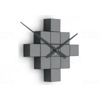 Dizajnové nástenné nalepovacie hodiny Future Time FT3000TT Cubic titanium Dizajnové nástenné nalepovacie hodiny Future Time FT3000TT Cubic titanium