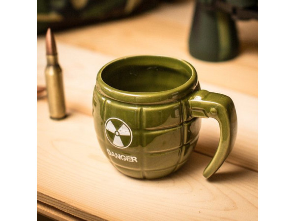 Hrnček Grenade Mug, zelený Hrnček Grenade Mug, zelený