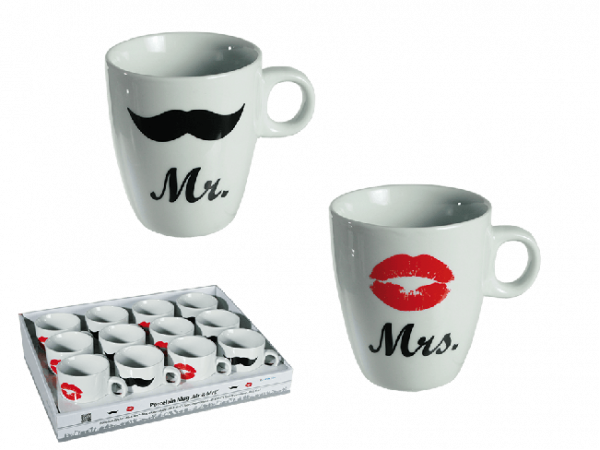 Hrnček Mr. & Mrs., sada 2ks Hrnček Mr. & Mrs., sada 2ks