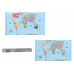 Stieracia mapa sveta 88x52 cm Stieracia mapa sveta 88x52 cm