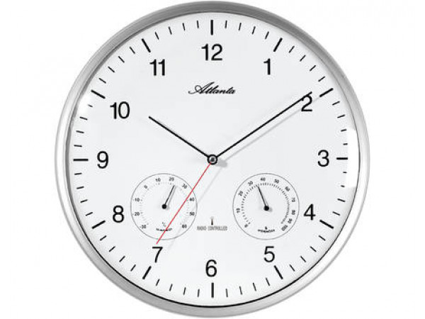 Nástenné hodiny Atlanta 4363/19, riadené rádiovým signálom, 33cm