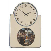 Nástenné keramické hodiny Terra-Keramik tk019, 31cm