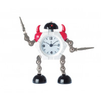 Budík r.o.b.o.t., červený 15cm Budík r.o.b.o.t., červený 15cm