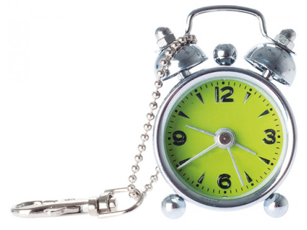Budík MINI Alarm, Lime Green 6cm Budík MINI Alarm, Lime Green 6cm