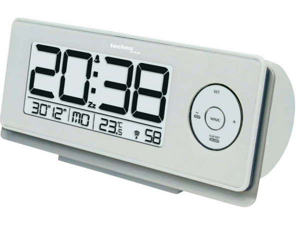 DCF budík s podsvietením Techno Line, WT / 498, 19cm