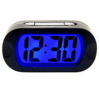 Dizajnový Led budík GUMMY čierny 14cm Dizajnový Led budík GUMMY čierny 14cm