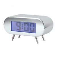 Digitálny budík BALVI BipBip, chróm 12cm Digitálny budík BALVI BipBip, chróm 12cm