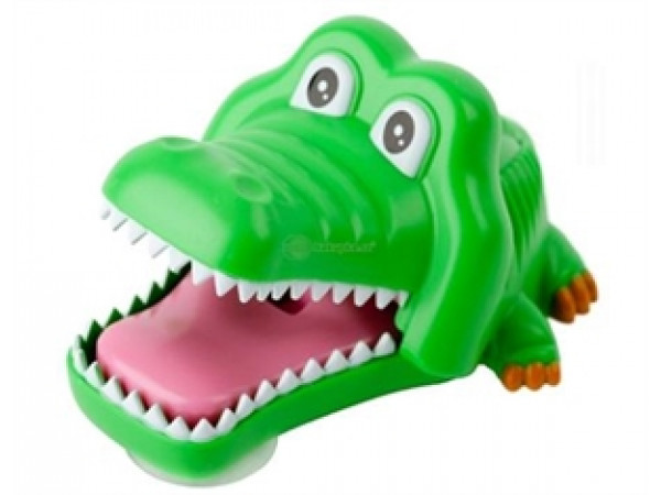 Držiak na kefku krokodíl - zelený
