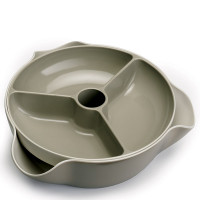 Dvojdielna servírovacia misa JOSEPH JOSEPH Double Dish ™ Large, sivá Dvojdielna servírovacia misa JOSEPH JOSEPH Double Dish ™ Large, sivá