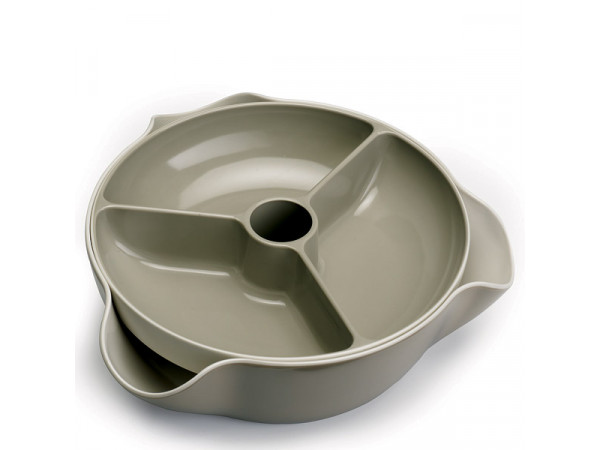 Dvojdielna servírovacia misa JOSEPH JOSEPH Double Dish ™ Large, sivá