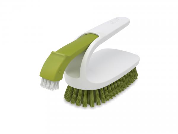 Dvojitá kefa JOSEPH JOSEPH TwinScrub ™, biely Dvojitá kefa JOSEPH JOSEPH TwinScrub ™, biely