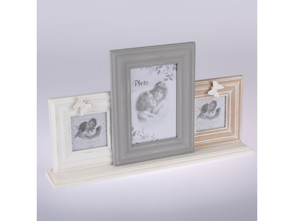 Fotorámik s motýlom trojitý, trio 1 Fotorámik s motýlom trojitý, trio 1