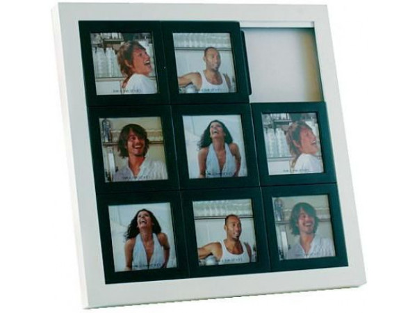 Fotorámik Invotis Puzzle 24x24cm strieborný/čierný